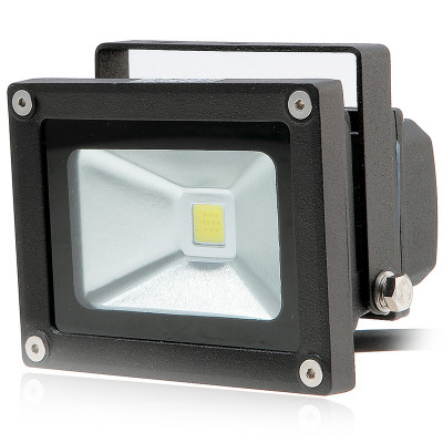 Led Floodlight 10W Black